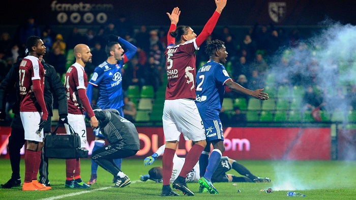 FC METZ : un homme en garde à vue après les jets de pétards lors de la rencontre avec l'OL