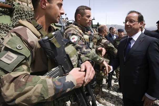 François Hollande en Centrafrique