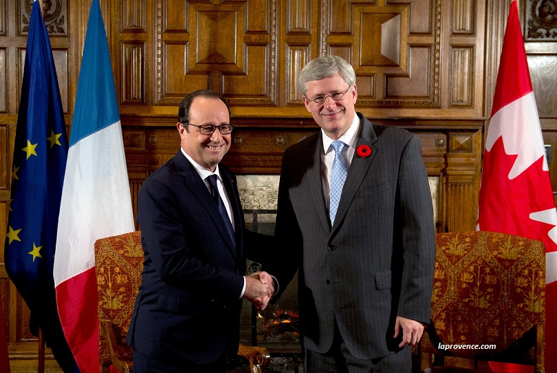 François Hollande à Ottawa pour défendre l'action de la coalition contre l'Etat Islamique