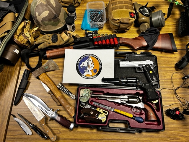 Frouard : un stock d'armes retrouvé chez un individu fragile