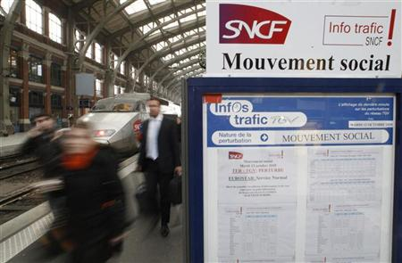 Grève des cheminots contre la réforme ferroviaire