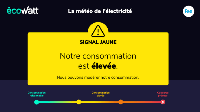 Grand-Est : RTE appelle a réduire votre consommation d'électricité