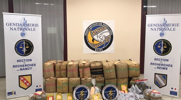 Grand-Est : un trafic démantelé et près de 600 kg de cannabis saisis
