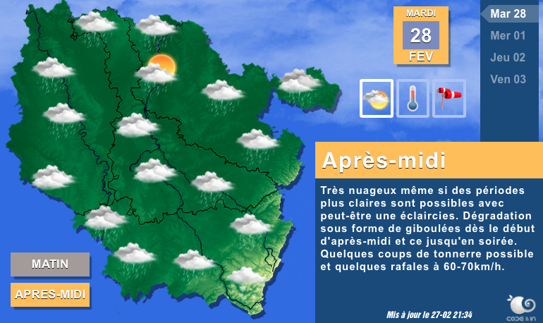 Gros coup de vent hier sur la Moselle et des rafales encore prévues aujourd'hui !