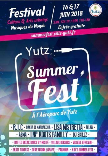 Idée sortie : les 16  et 17 juin découvrez la première édition du Yutz Summer Fest' 