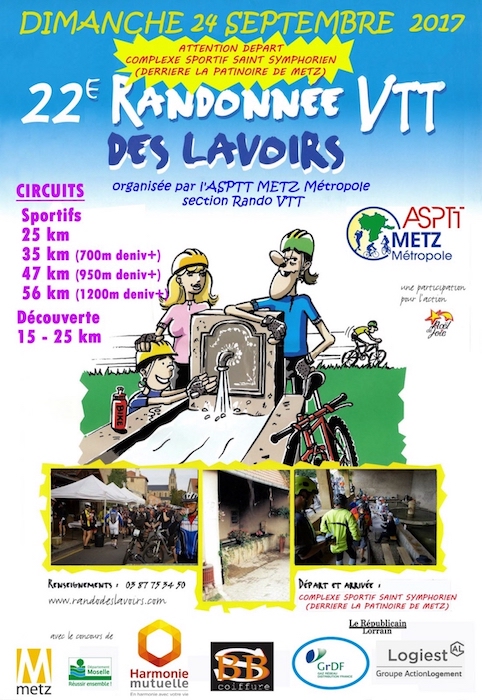 IDEE SORTIE : La 22e édition de la randonnée des Lavoirs, c'est ce dimanche 24 septembre !