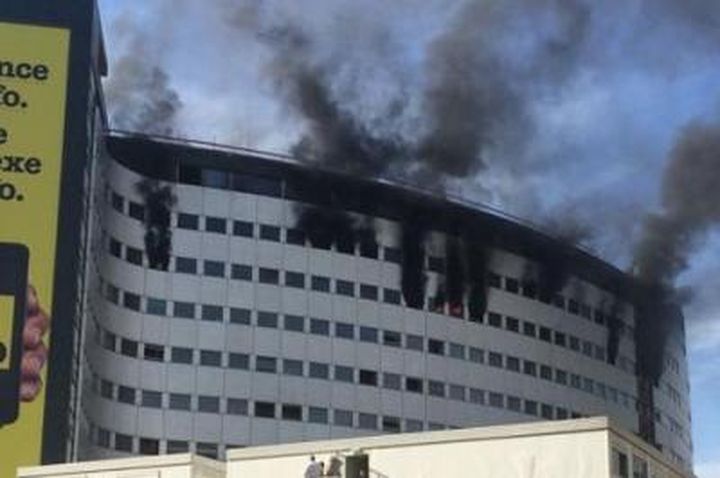 Incendie à la Maison de la Radio à Paris