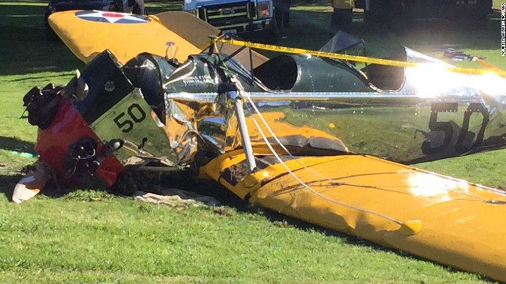 L'acteur américain Harrison Ford blessé dans un accident d'avion