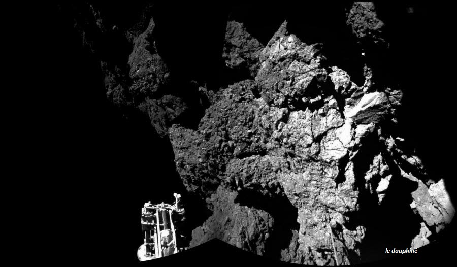 La première image de Tchouri envoyée par Philae
