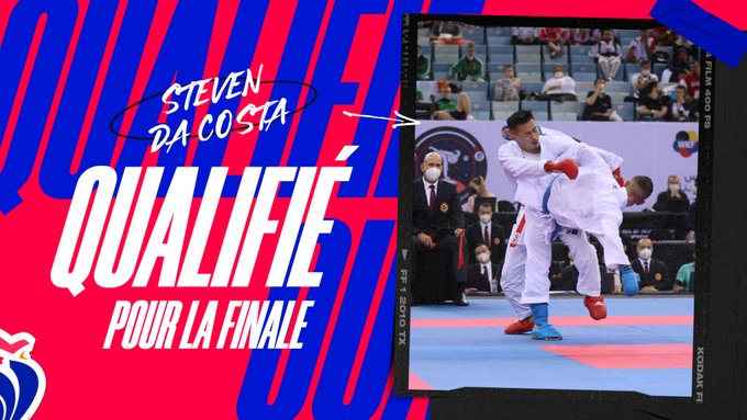 Le karatéka Lorrain Steven Da Costa, en finale des mondiaux