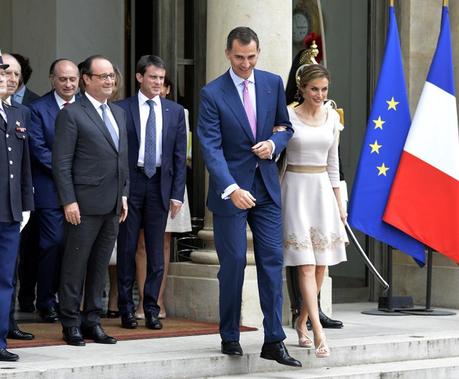 Le roi d'Espagne Felipe VI en visite en France