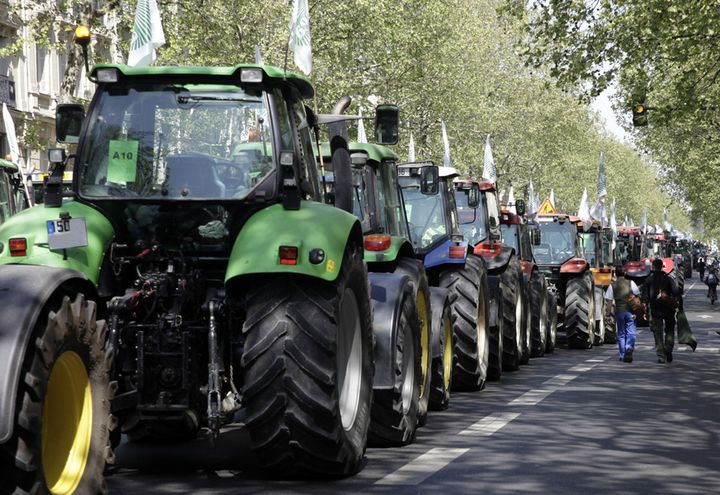 Les agriculteurs lorrains sur le pont aujourd'hui