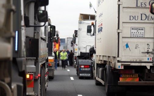 Les routiers mobilisés contre la Loi Travail