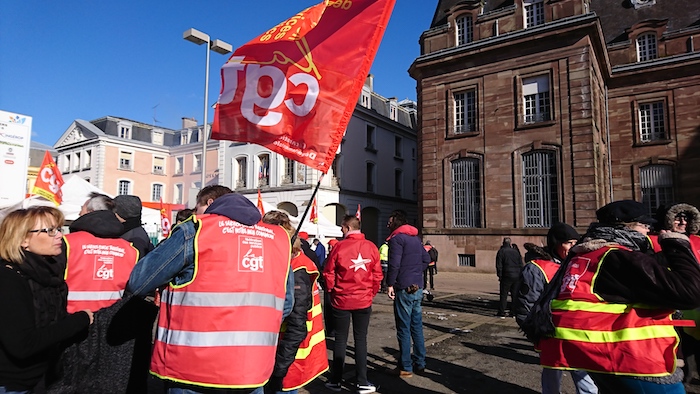 Longwy : un important rassemblement CGT se tient cet après-midi 