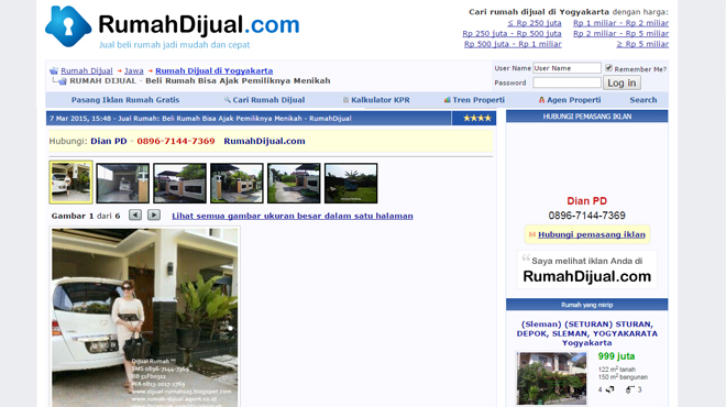 Maison à vendre, épouse inclus