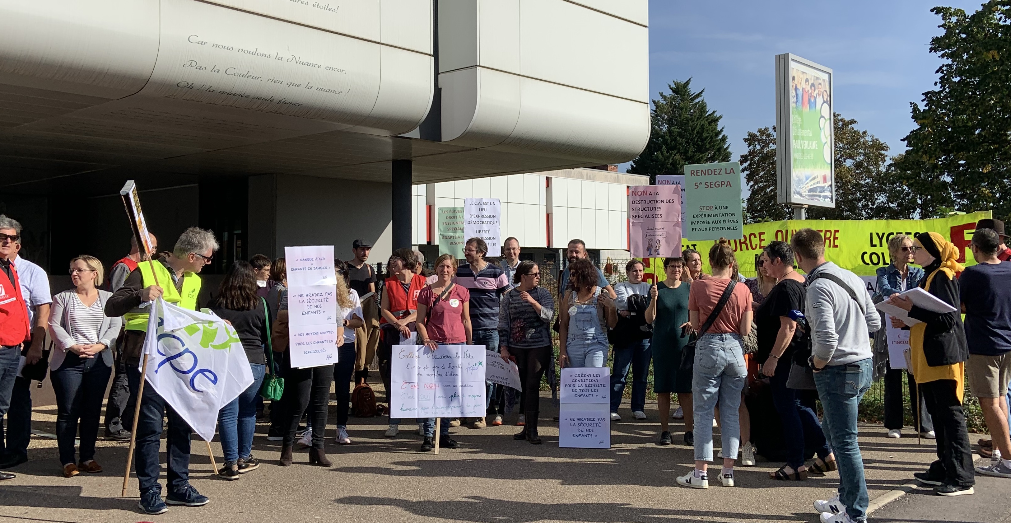Maizières-Lès-Metz : une mobilisation pour la défense de la 5e SEGPA