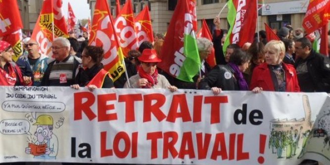 Manifestations et grèves contre la réforme du code du travail aujourd'hui