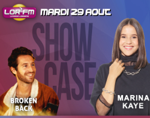 Marina Kaye et Broken Back sur la scène privée LOR'FM !