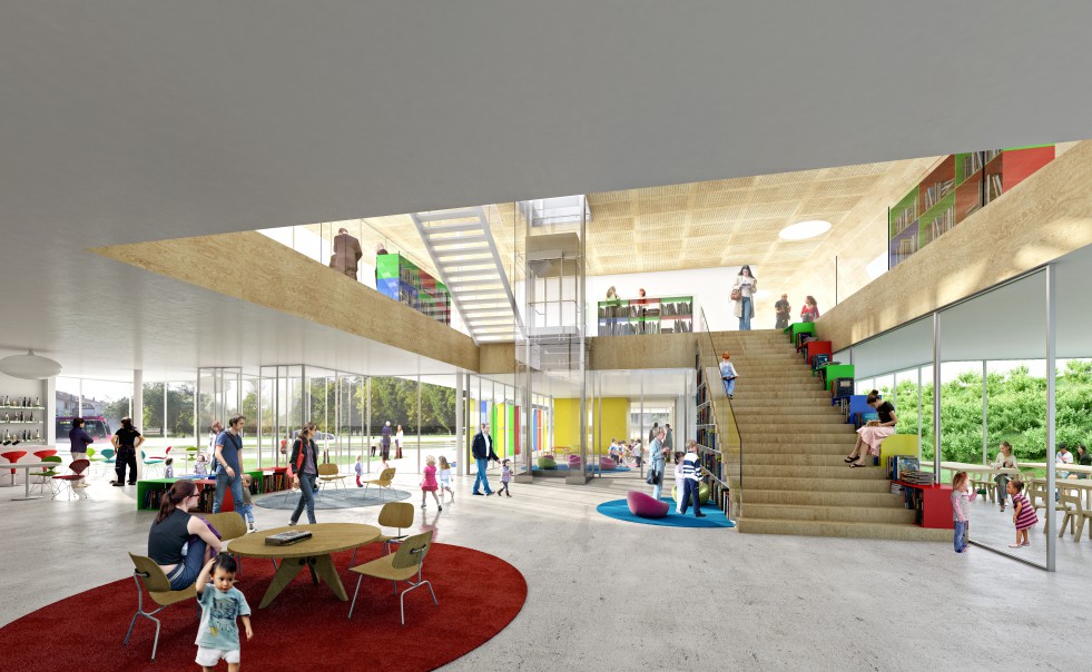 Metz : L’Agora, médiathèque, centre social, et espace numérique, a ouvert ses portes