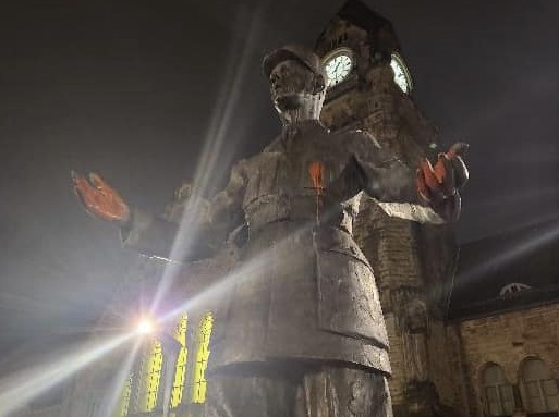 Metz : la statue du Général de Gaulle dégradée