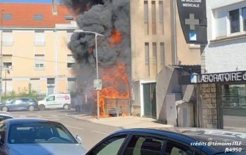 Montigny-Lès-Metz : important incendie ce matin rue Franiatte