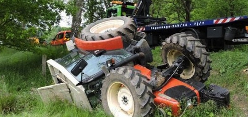 Moselle : à 9 ans, un tracteur se renverse sur lui. Il s'en sort miraculeusement 