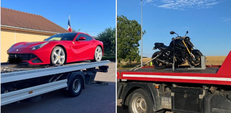 Moselle : deux bolides interceptés après de lourds excès de vitesse