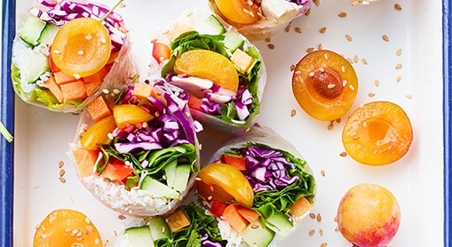 Recette de l'été made in Lorraine :  les rouleaux frais aux mirabelles !