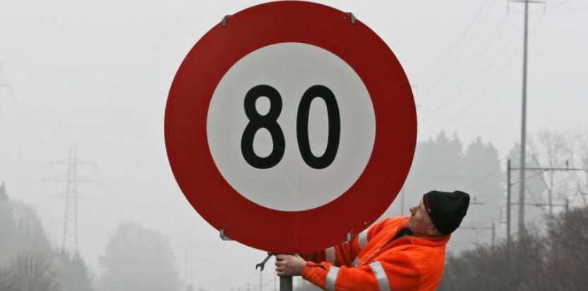 Routes à 80km/h : premiers tests début 2015