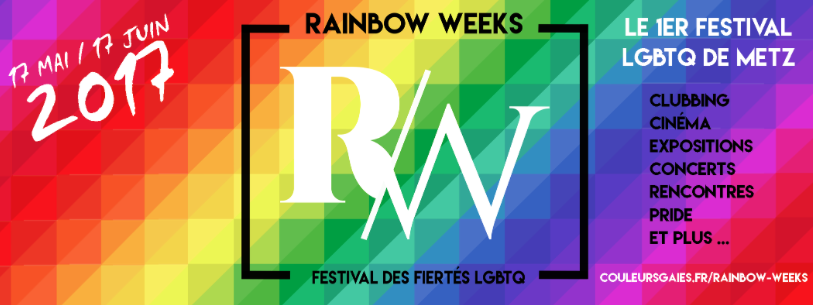 Samedi 17 juin : clôture du Festival Rainbow Weeks à Metz