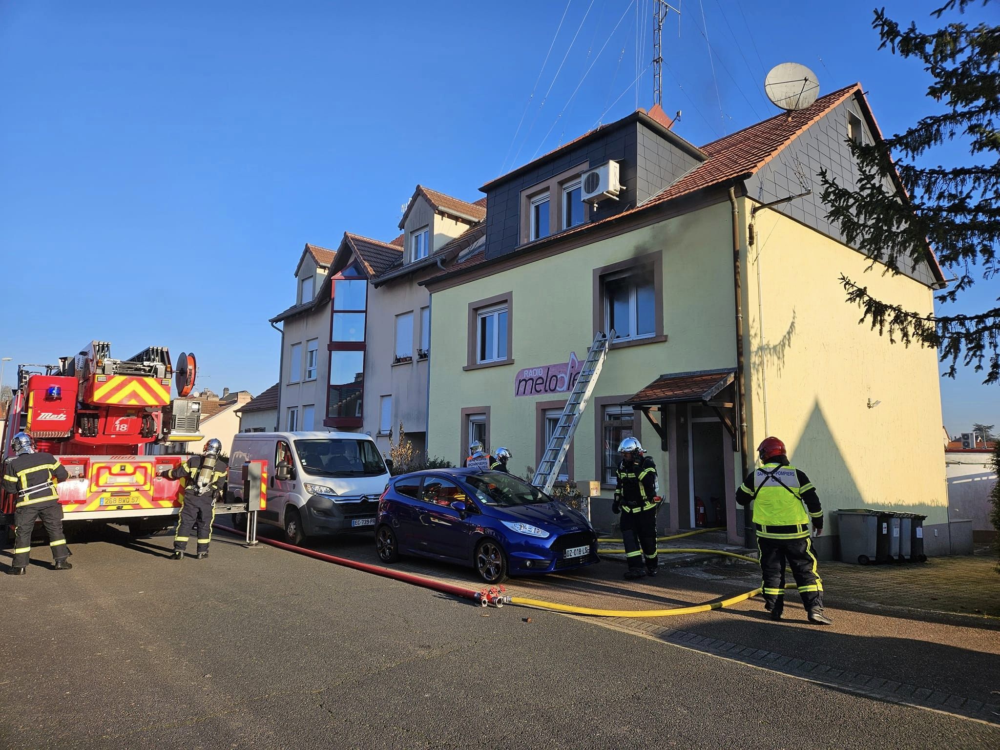 Sarreguemines : un incendie chez Radio Mélodie