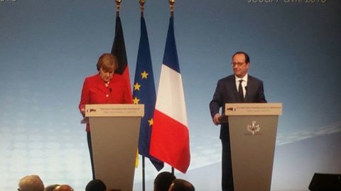 Sommet Franco - Allemand : retrouvez l'intégralité du discours de François Hollande