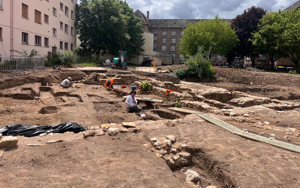 Thionville : des fouilles archéologiques mettent en lumière plusieurs vestiges