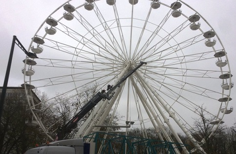 Thionville : la grande roue absente des festivités de Noël 
