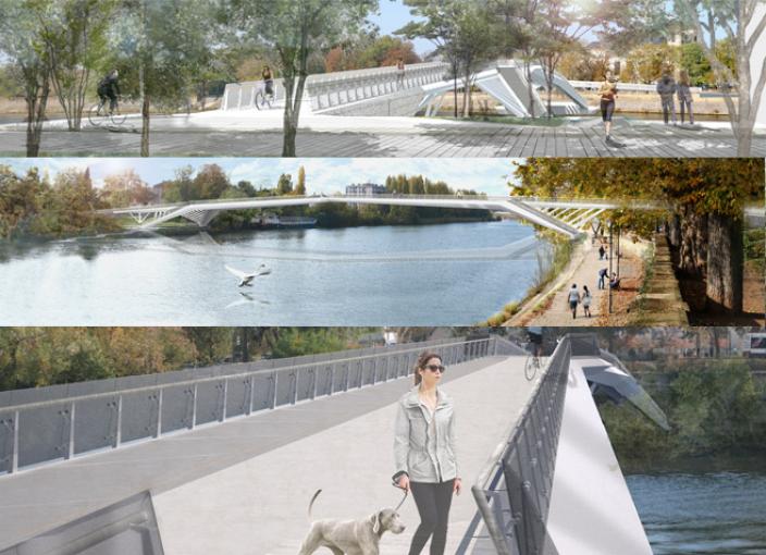 Thionville : la passerelle de l'Europe, ne sera pas posée aujourd'hui