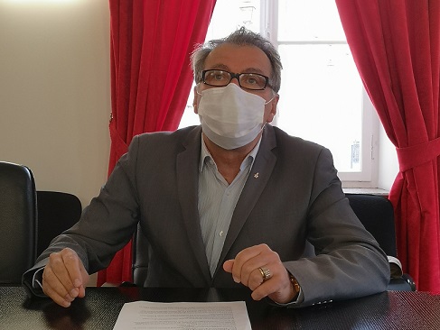 Thionville : Pierre Cuny lance l'opération "1 masque, 1 Thionvillois"