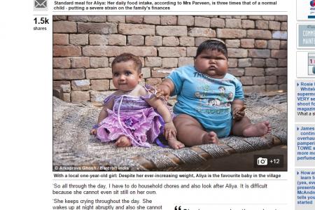 Un bébé de 18 kilos