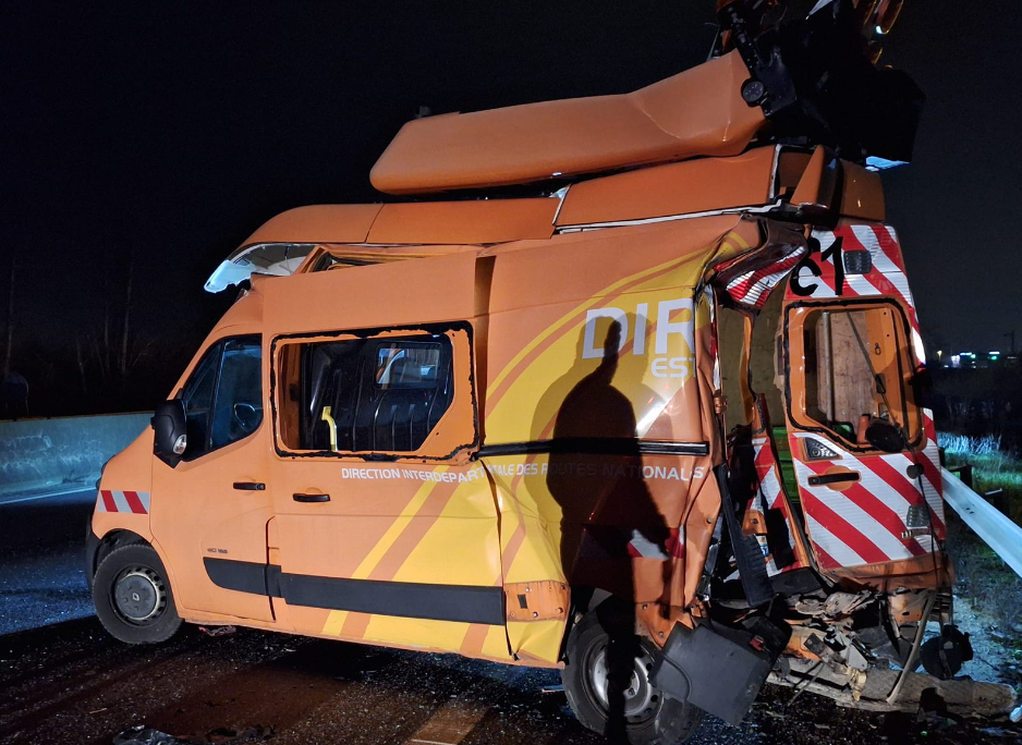 Un routier alcoolisé percute un véhicule de la DIR Est sur l'A31