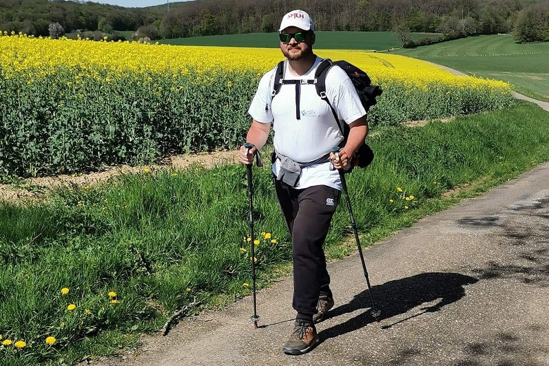 Un vosgien, rescapé d'un AVC, s'est lancé dans un tour de France à pied