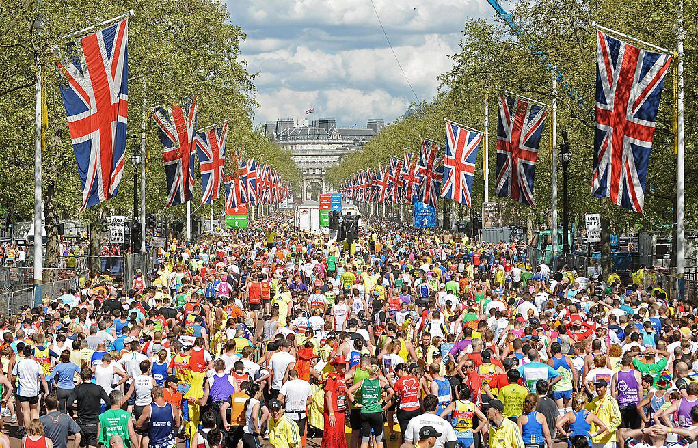 Une demande en mariage en plein marathon