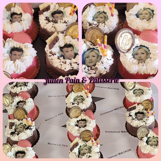Une pâtisserie lorraine vous propose de croquer Macron et Le Pen