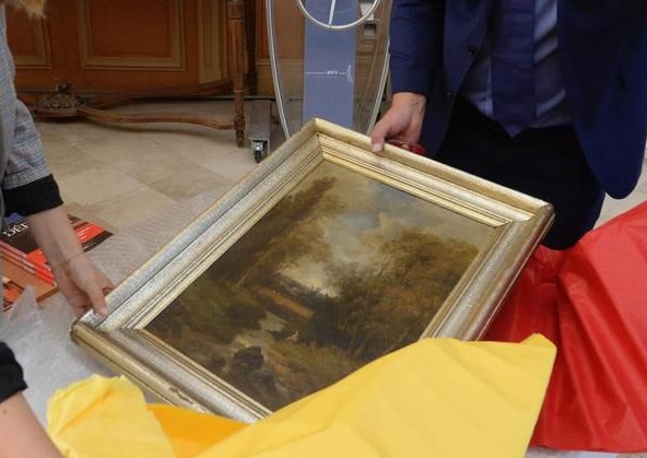 Verdun : un tableau volé pendant la seconde guerre mondiale, exposé au Centre de la paix