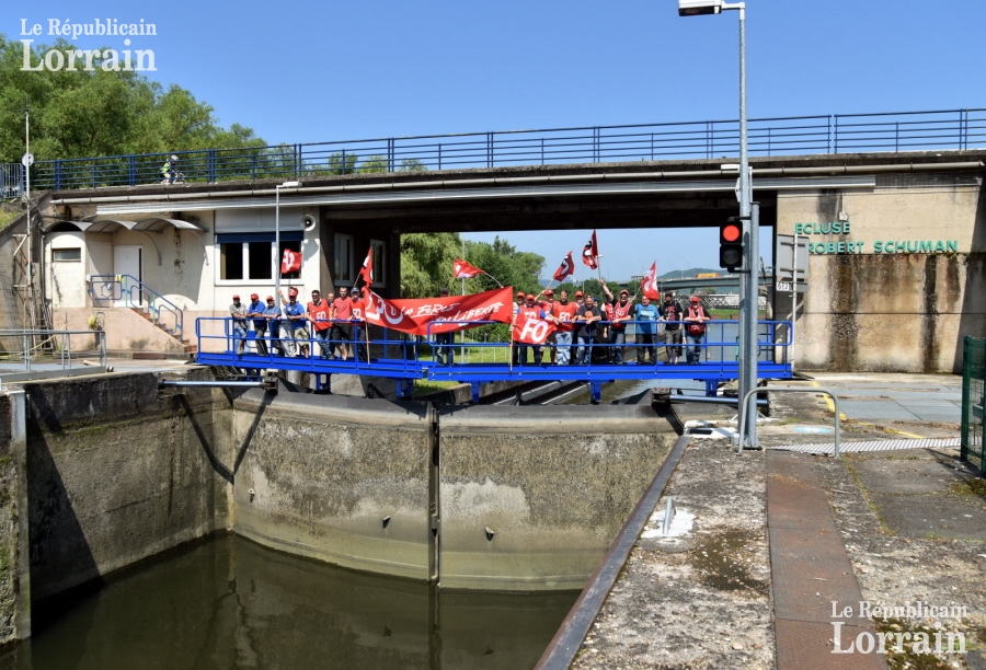 Voies Navigables de France : la grève est lancée en Moselle