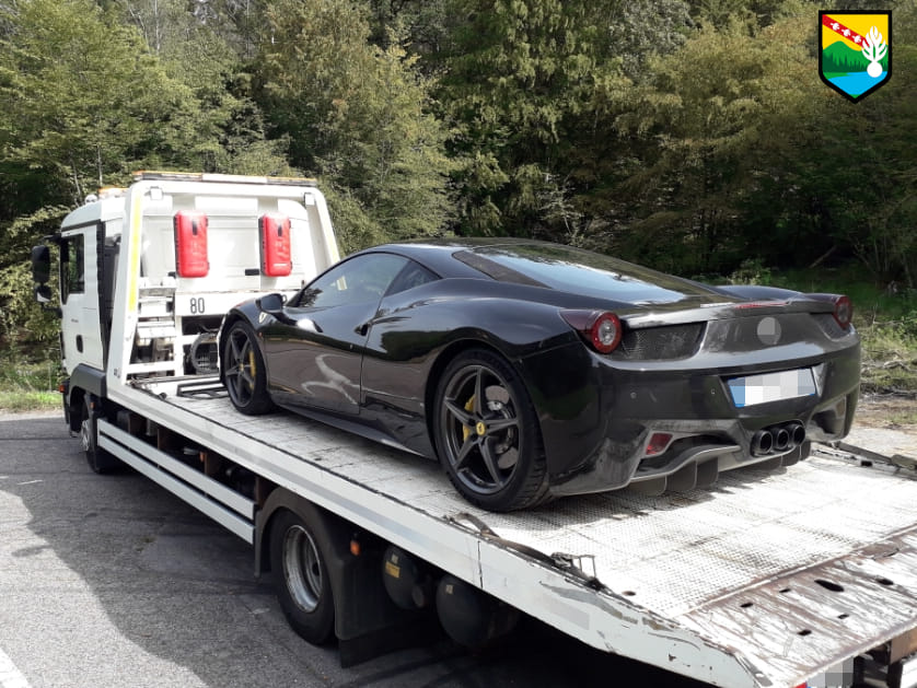 Vosges : un homme flashé à à bord de sa Ferrari à 195 au lieu de 90km/h !