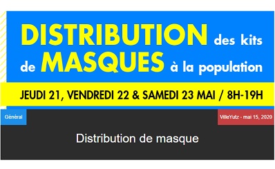 Yutz : distribution de masques pour tous cette semaine